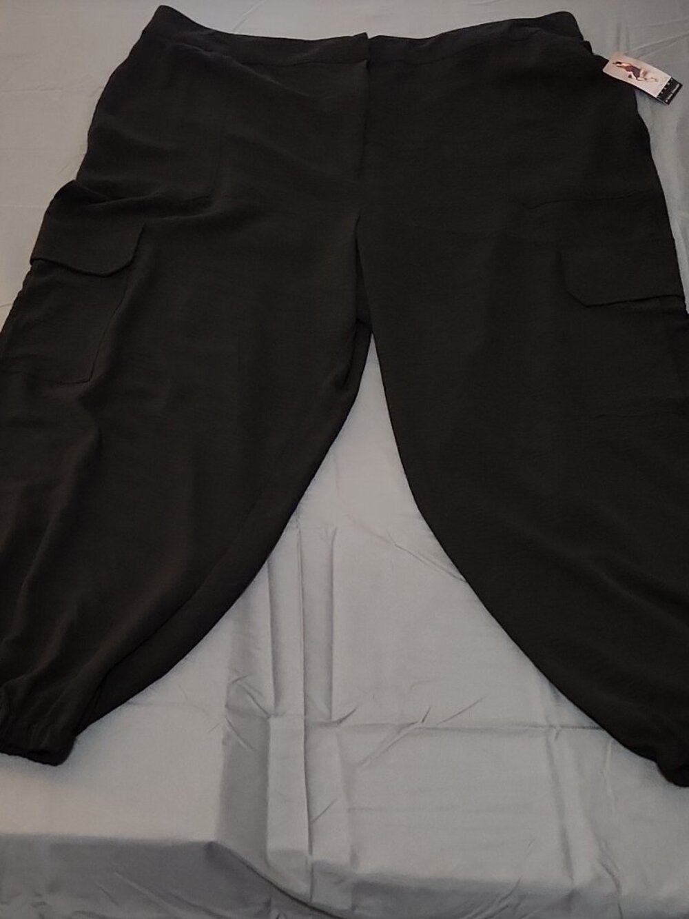 🖤 Sofia Vergara Black Cargo Jogger Pants – XXXL – NWT